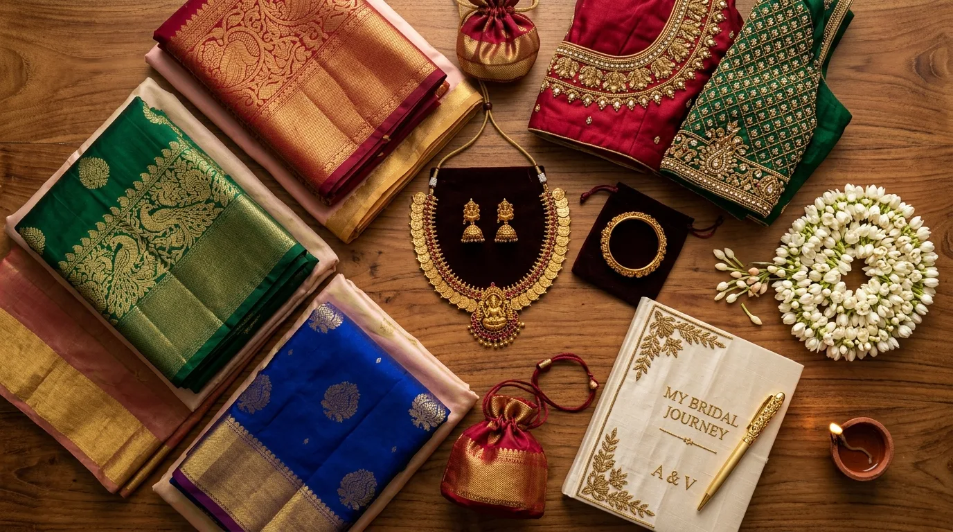 South Indian Bridal Trousseau Checklist